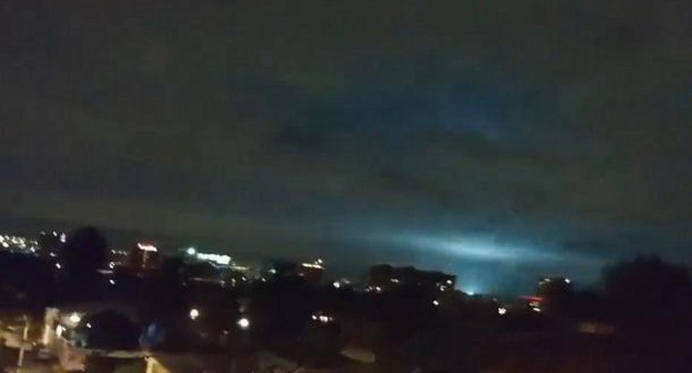 Terremoto de 8,4 grados en México. Aparecieron luces en el cielo en pleno sismo. (Foto: YouTube)