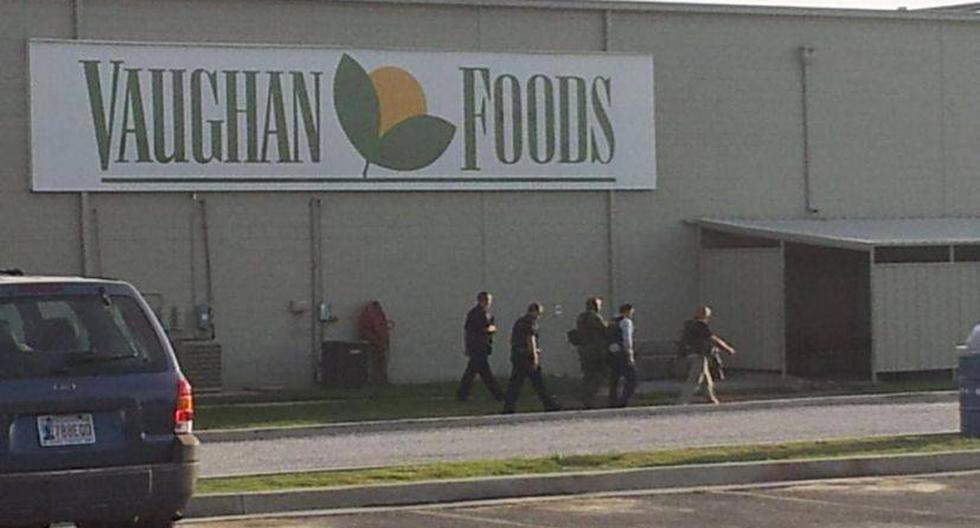 El incidente ocurrió en un centro de distribución de comida en Oklahoma City. (Foto: @EyeAmTruth)