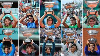Rafael Nadal: sus 10 conquistas de Roland Garros en imágenes