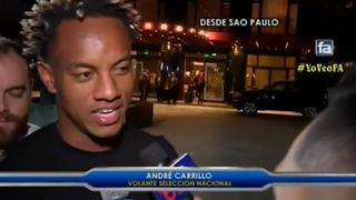 André Carrillo asegura sentirse preparado para jugar