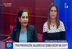 Congresista Maritza García tuvo tensa entrevista con Lorena Álvarez