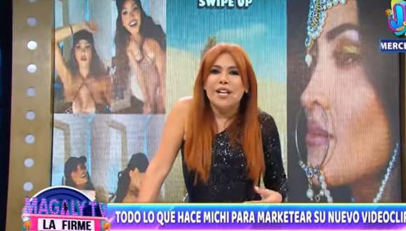 Magaly Medina sobre censura de videoclip de Michelle Soifer: “Solo quiere sembrar polémica”. (Foto: captura de video)