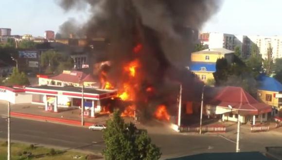 La aterradora explosión de un grifo en Rusia [VIDEO]