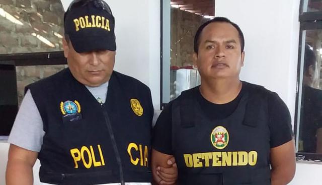 Entre los detenidos durante megaoperación en Huacho figura el presunto cabecilla identificado como José Luis Serpa Carrera (32). (PNP)