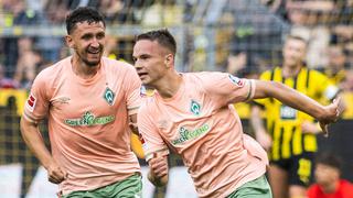 Bremen anotó tres goles en los últimos seis minutos y venció 3-2 al Dortmund | VIDEO