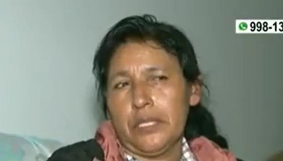 Madre de familia denuncia que fue agredida por fiscalizador de Miraflores. (Foto: Captura/América Noticias)
