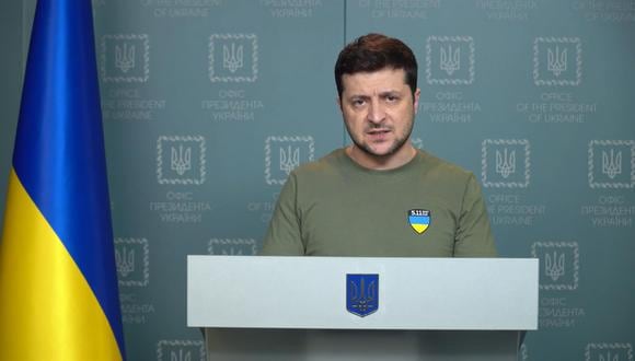 El presidente de Ucrania Volodymyr Zelensky. (EFE).