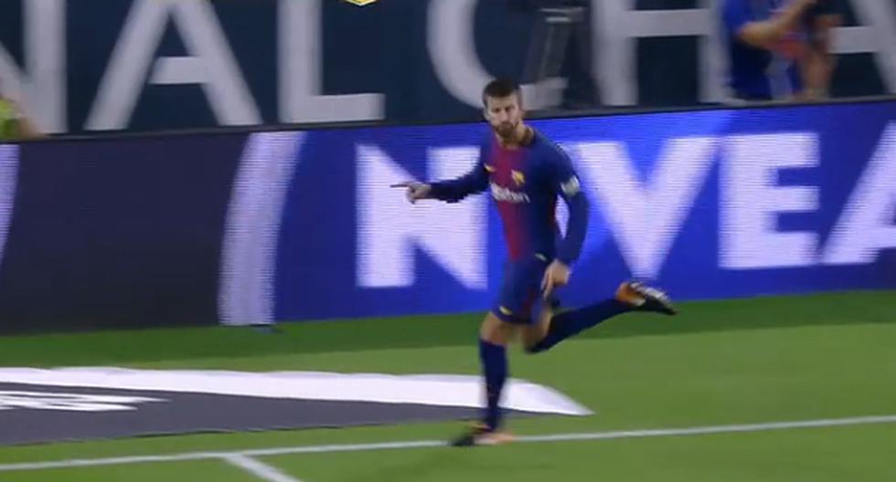 Gerard Piqué marcó el tercer gol del Barcelona ante el Real Madrid por la International Champions Cup. (Video: YouTube)