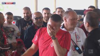 El llanto deRibéry por su último partido con el Bayern Múnich
