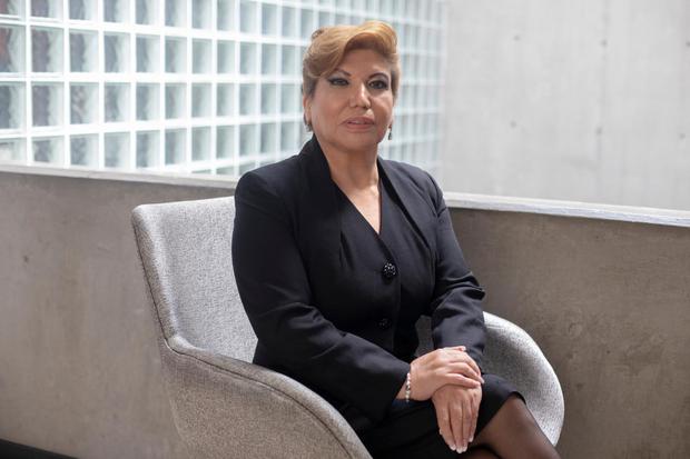 Enma Benavides, jueza superior de Lima, hermana de la suspendida fiscal Patricia Benavides.