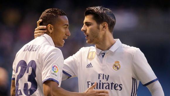 Álvaro Morata y Danilo fueron actores secundarios en la obtención de la última Liga Española y la duodécima Champions League para el Real Madrid. Hoy buscan protagonismo en otros clubes. (Foto: Reuters)