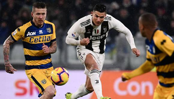 Juventus no pudo sostener su ventaja frente a Parma. A pesar del doblete de Cristiano Ronaldo, la visita equiparó las acciones con dos goles decisivos del africano Gervinho. (Foto: AP)