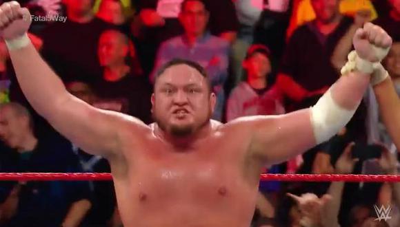 Samoa Joe ganó la pelea principal de Extreme Rules y se medirá ante Brock Lesnar. (Foto: WWE)