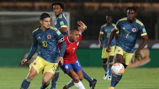 Chile igualó 2-2 ante Colombia por Eliminatorias Qatar 2022