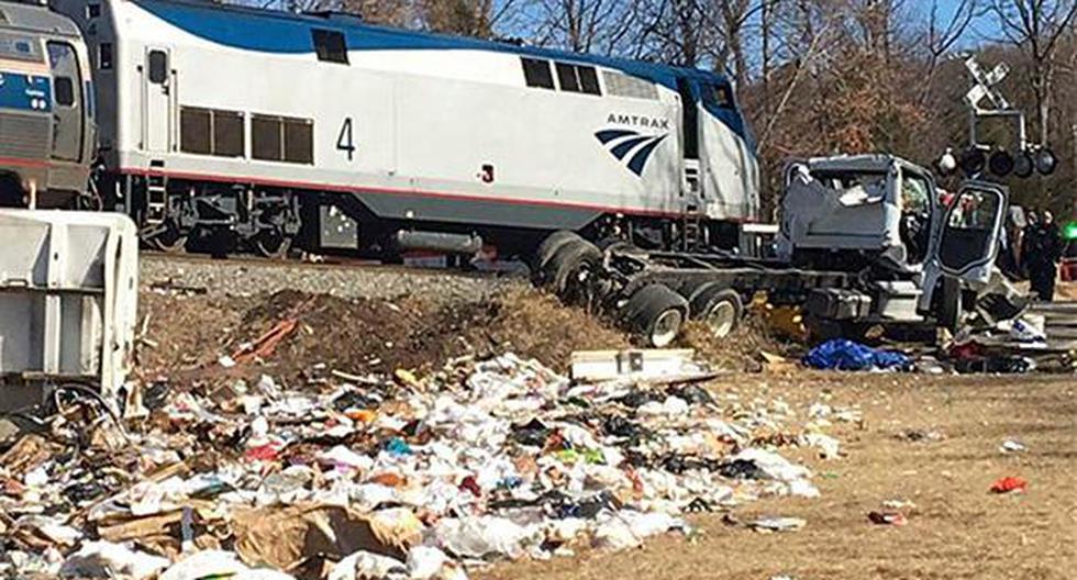 Un tren con legisladores republicanos a bordo sufre un accidente en USA.(Twitter|@NewsPuppet)