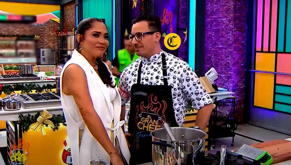 Santi Lesmes coquetea con Katia Palma en "El gran chef" y esta fue la respuesta que tuvo | Foto: EGCF - Latina TV