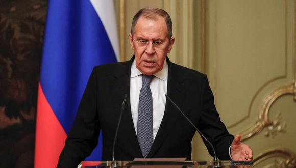 Serguéi Lavrov, ministro de Relaciones Exteriores de Rusia. REUTERS