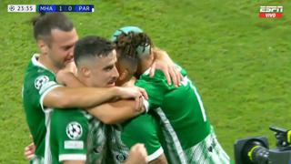 Tjaroon Chery sorprendió al marcar el 1-0 de Maccabi Haifa vs. PSG por Champions League | VIDEO
