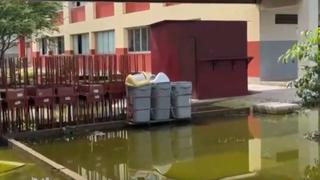 Chiclayo: Colegio Nacional de San José continúa inundado tras fuertes lluvias