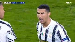 Juventus vs. Ferencváros: Cristiano Ronaldo anotó golazo para el 1-1 de la ‘Vecchia Signora’ | VIDEO