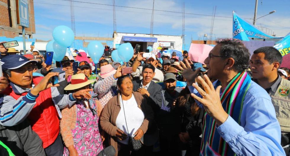 El presidente Martín Vizcarra hizo un llamado para votar en el referéndum de este domingo 9 de diciembre desde Puno. (Foto: Andina)