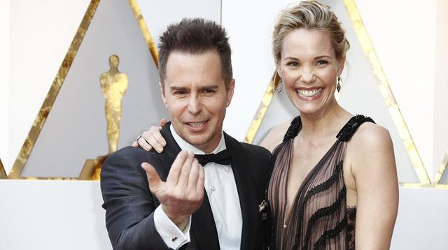 Sam Rockwell en el Oscar 2018. (Foto: Agencias)