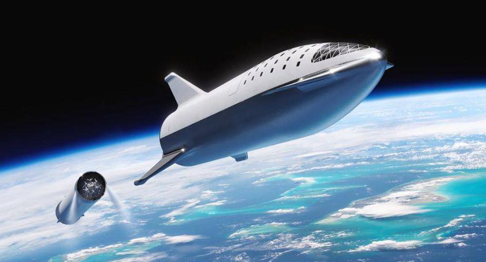 A bordo del Big Falcon Rocket (BFR), será la primera persona que volará al satélite de la Tierra desde 1972. ( Foto: Twitter @SpaceX)