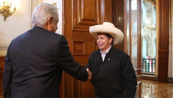 Mirtha Vásquez aseguró que la reunión entre Pedro Castillo y Andrés Manuel López Obrador se dio en el marco de la colaboración entre ambos gobiernos. (Foto: Presidencia)