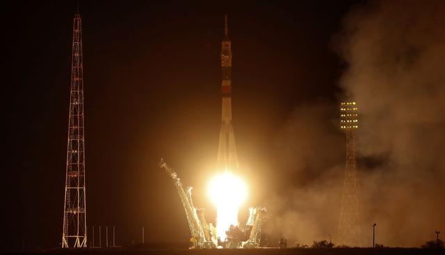 Nave Soyuz despega rumbo a Estación Espacial en homenaje al Apolo 11. (Foto: Reuters)