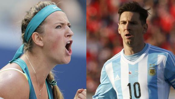Victoria Azarenka reveló su debilidad por Lionel Messi