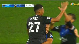 Golazo de Marcos López fue el empate de San José ante LA Galaxy en MLS | VIDEO    