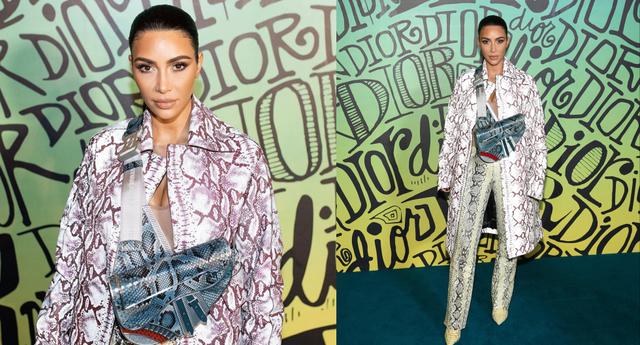 Kim Kardashian estuvo en el desfile de la colección para hombres de Dior con un osado look. Recorre la galería y entérate más detalles. (Foto: AFP)