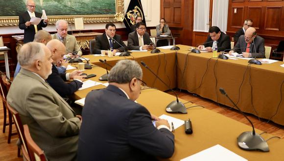 LUZ VERDE. Los voceros aprobaron la nueva distribución de las mesas directivas de las comisiones. (Foto: Congreso)