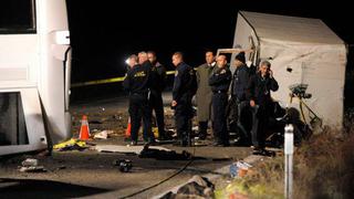 EE.UU.: ocho muertos y decenas de heridos dejó choque de bus en California
