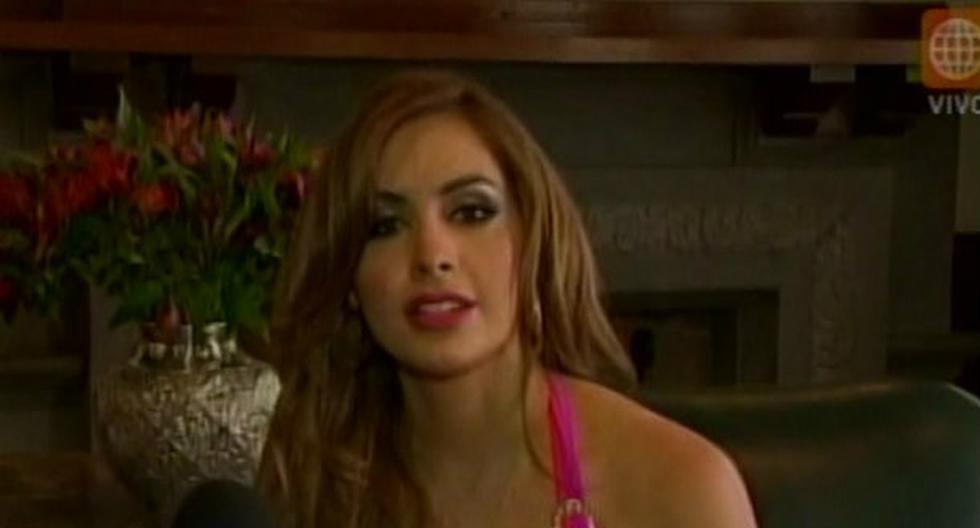 Milett Figueroa aclara por qué puede ser parte de Miss Perú a pesar de ser una figura mediática. (Foto: Captura de América TV)