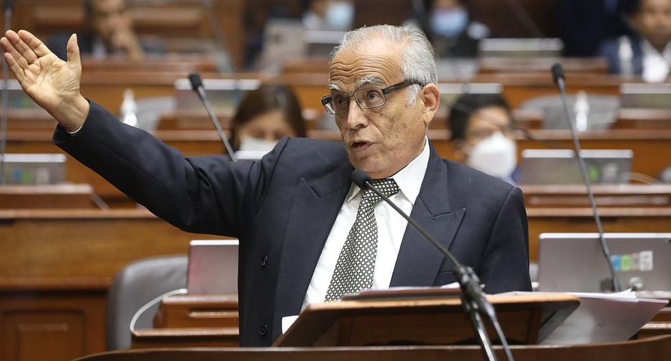 El presidente del Consejo de Ministros, Aníbal Torres, enfrentó su primera interpelación el jueves 12 de mayo. (Foto: Congreso)