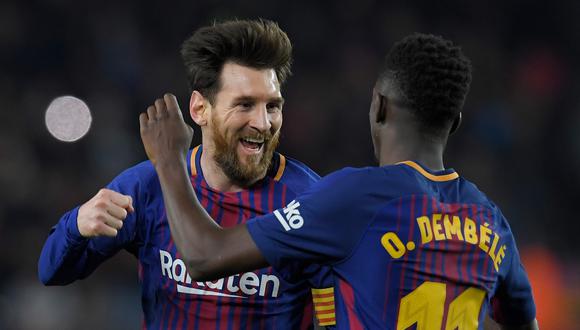 Barcelona se medirá ante Girona este sábado (2:45 pm. EN VIVO ONLINE EN DIRECTO por ESPN 2) por la fecha 25° de la Liga española con Messi y Suárez. (Foto: AFP)