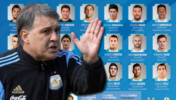 Argentina: los convocados de Martino para la Copa América 2015