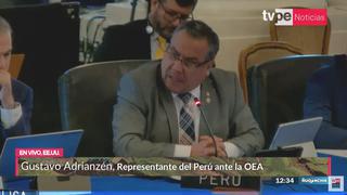 Perú ante la OEA: Es inconcebible que Gustavo Petro apoye a “un golpista y un corrupto”