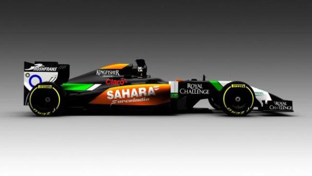 Este es el monoplaza de Force India para el 2014  - 1