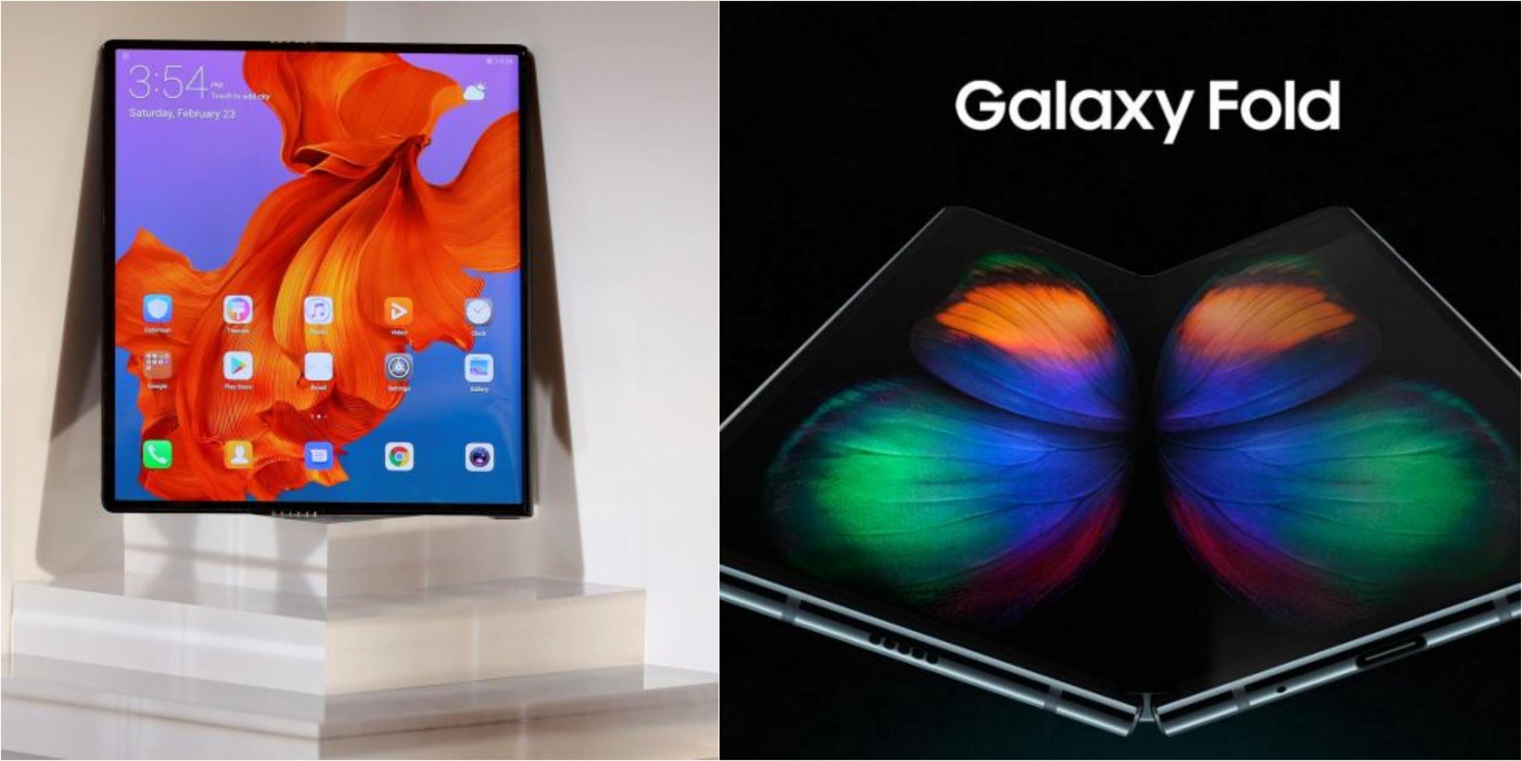 El Mate X y el Galaxy Fold fueron lanzados en febrero de 2019. (Foto: Agencias)