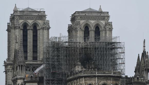 La Iglesia de Satán lamenta el incendio en la catedral de Notre Dame. (AFP).