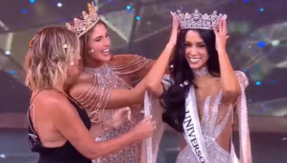 La modelo Camila Escribens fue coronada como la Miss Perú 2023. (Foto: Captura de video)