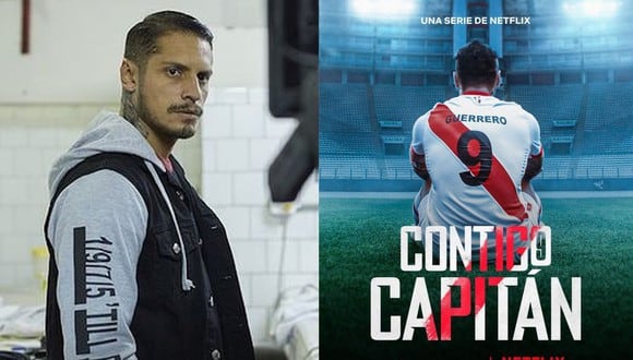 “Contigo Capitán”, la serie sobre Paolo Guerrero, ya está disponible en Netflix. (Foto: Composición)