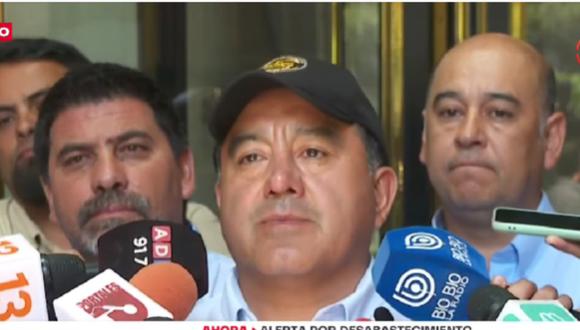 Cristián Sandoval, líder de transportistas del norte, afirmó que el gobierno “en estos momentos está cerrando la puerta”.(Foto: Captura de YouTube / 24Horas.cl)