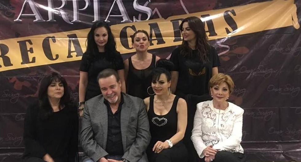 Los actores Victoria Ruffo, César Évora, Jacqueline Andere, Maribel Guardia, Ana Patricia Rojo, Zoraida Gómez y Cecilia Galliano presentarán la obra Las Arpías.