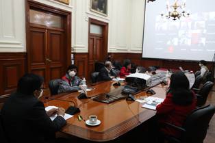 Vicente Zeballos se reunió el lunes con representantes de más de 20 organizaciones no gubernamentales. (Foto: PCM)