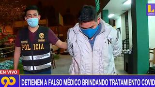 Policía captura a hombre que se hacía pasar como médico y atendía a pacientes con COVID-19 