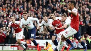 Arsenal vs. Tottenham EN VIVO: Pierre Aubameyang y el golazo que hizo explotar el Emirates Stadium | VIDEO