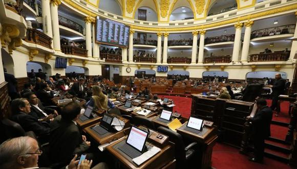 El Congreso de la República tendrá una de sus últimas sesiones del pleno de enero este miércoles. (Foto: GEC)